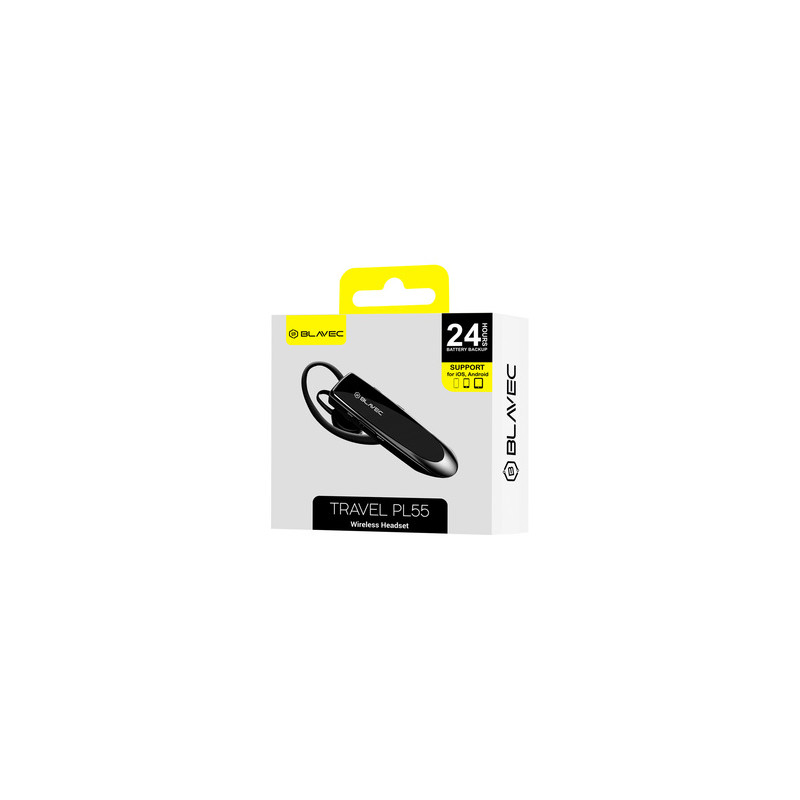 Mono Austiņa Wireless HeadsetTravel PL55 Black
