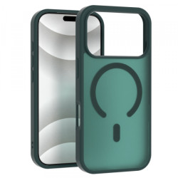 Viedtālruņa aizmugurējais vāciņš Apple Iphone 15 Matte MagSafe Case Green