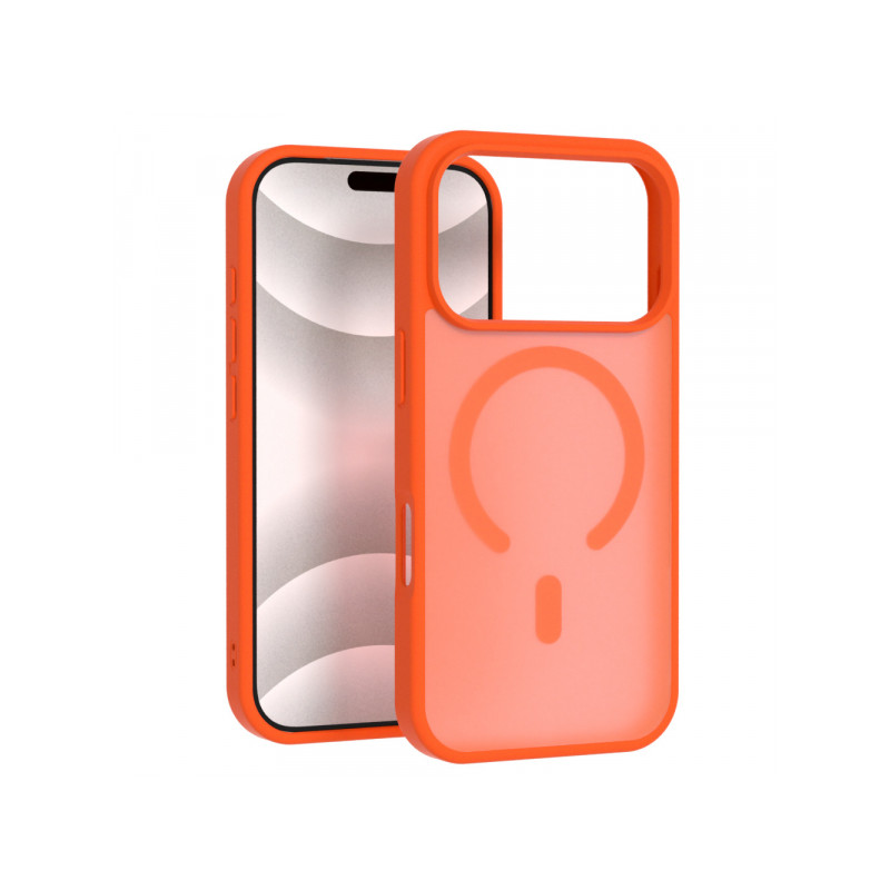 Viedtālruņa aizmugurējais vāciņš Apple Iphone 15 Matte MagSafe Case Orange