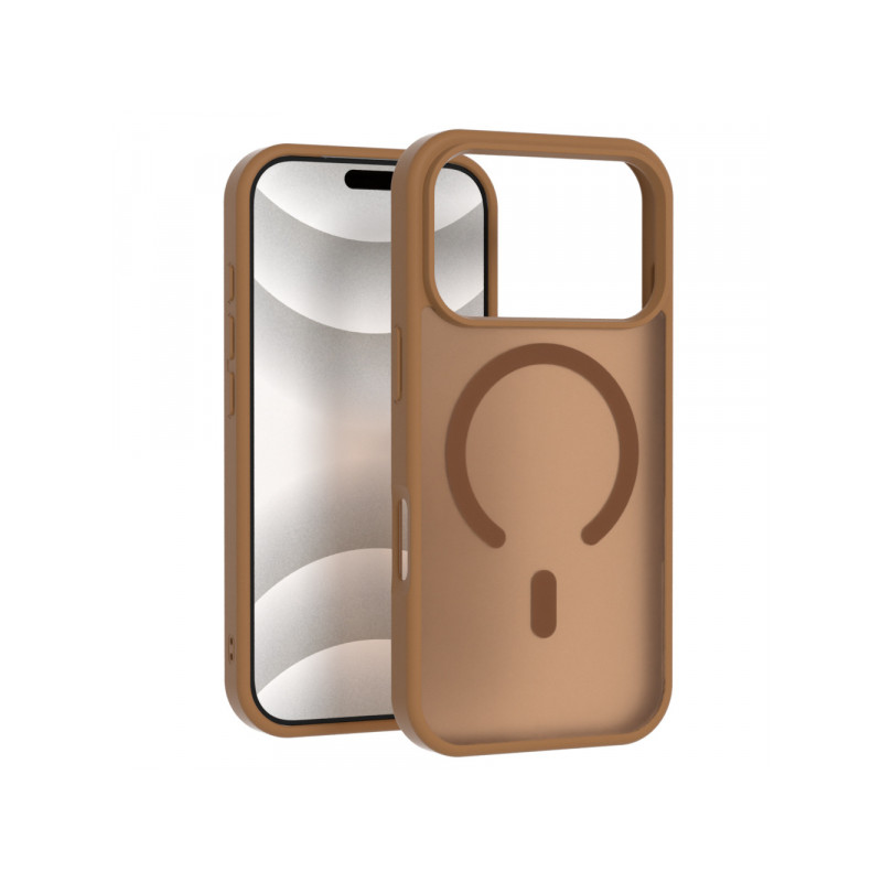 Viedtālruņa aizmugurējais vāciņš Apple Iphone 16 Matte MagSafe Case Brown