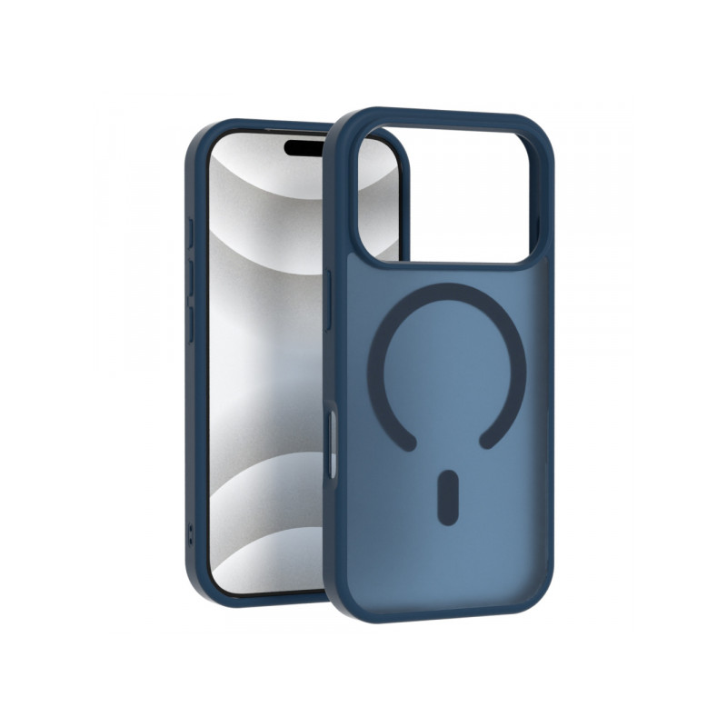 Viedtālruņa aizmugurējais vāciņš Apple iPhone 15 Pro Matte MagSafe Case Blue
