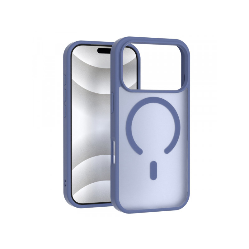 Viedtālruņa aizmugurējais vāciņš Apple iPhone 15 Pro Max Matte MagSafe Case Grey, Lavanda