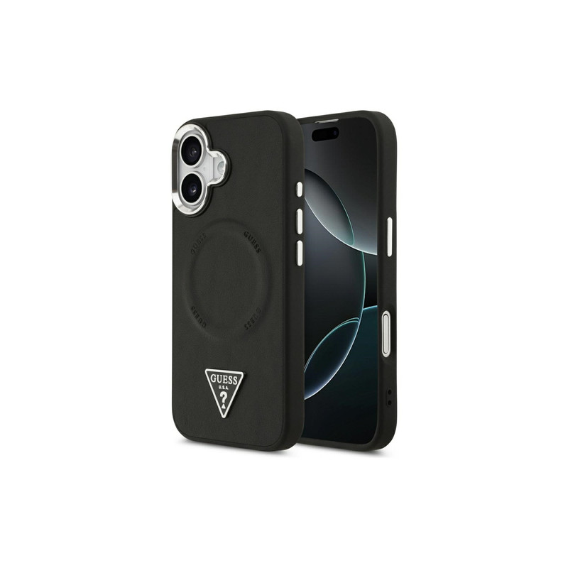 Viedtālruņa aizmugurējais vāciņš Apple iPhone 17 Triangle Logo Mag Black