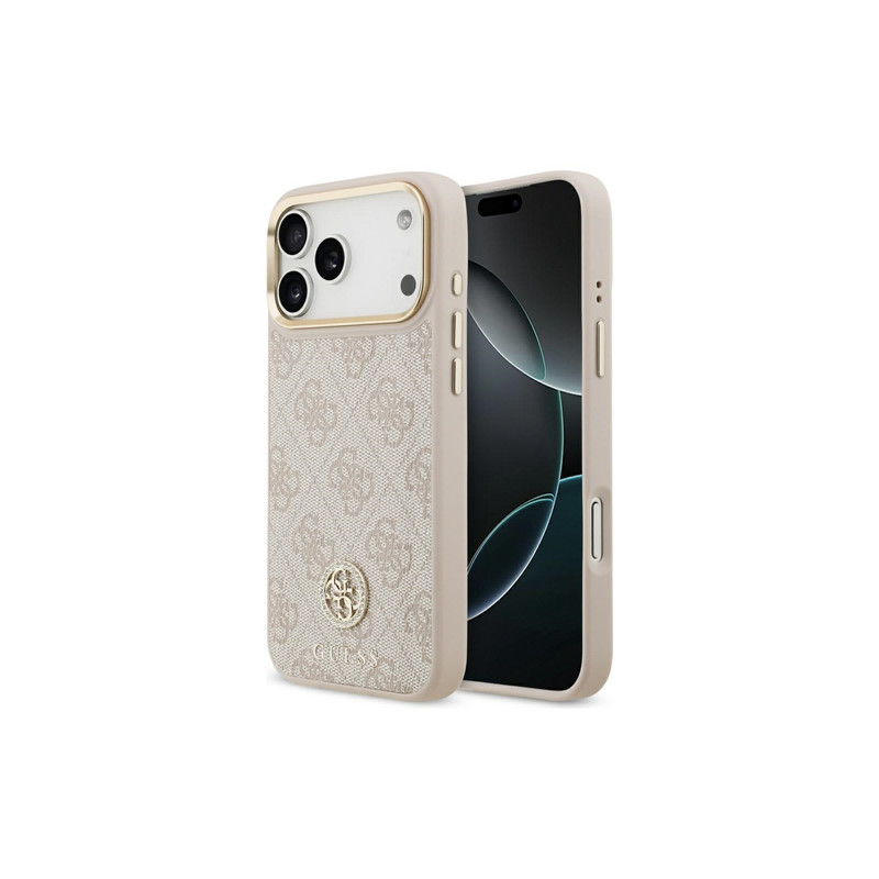 Viedtālruņa aizmugurējais vāciņš Apple iPhone 17 Pro Max Logo Strass 4G Pink