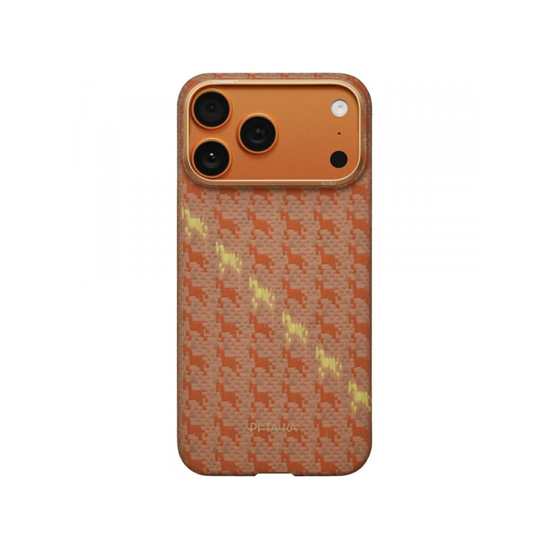 Viedtālruņa aizmugurējais vāciņš Apple iPhone 17 Pro Happiness Rides Edge Mag Brown