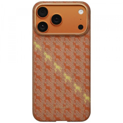 Viedtālruņa aizmugurējais vāciņš Apple iPhone 17 Pro Max Happiness Rides Edge Mag Brown