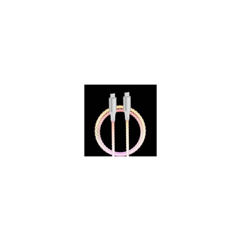 Kabelis USB-C Glowing Cable Mixed