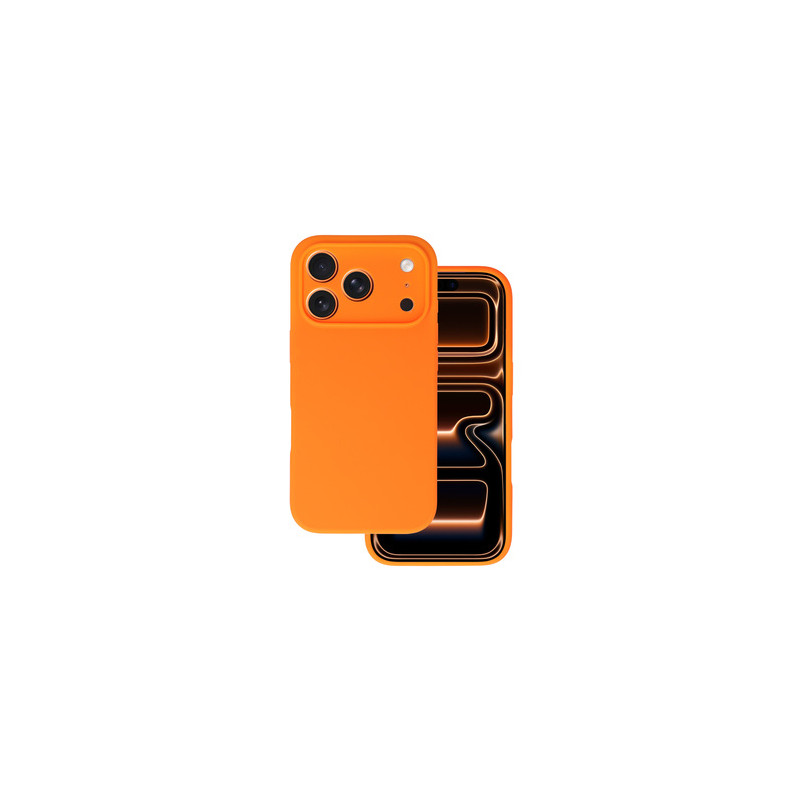 Viedtālruņa aizmugurējais vāciņš Apple iPhone 16 Pro Silicone Lite Orange