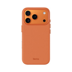 Viedtālruņa aizmugurējais vāciņš Apple iPhone 17 Pro Vita Pro Silicone Case Orange