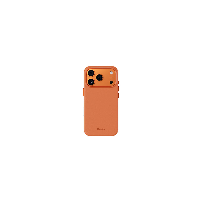 Viedtālruņa aizmugurējais vāciņš Apple iPhone 17 Pro Vita Pro Silicone Case Orange