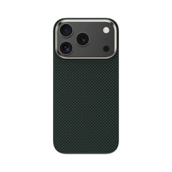 Viedtālruņa aizmugurējais vāciņš Apple iPhone 17 Pro Mag Armor Tint Kevlar Dark Green