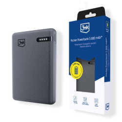 Ārējā baterija Pocket Powerbank 12W Grey