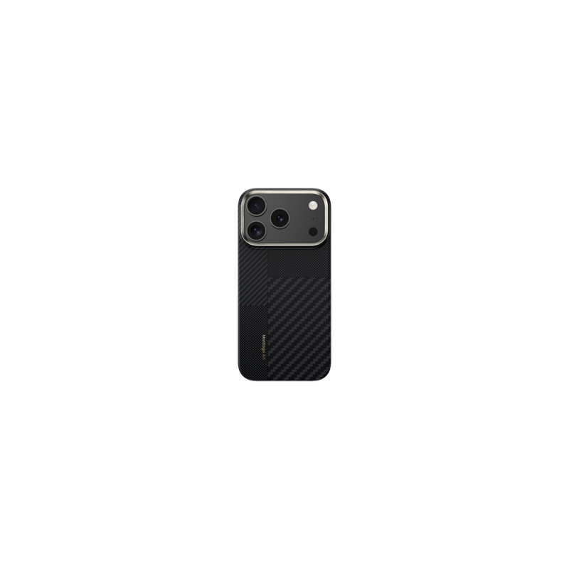 Viedtālruņa aizmugurējais vāciņš Apple iPhone 17 Pro Kevlar Armor Air Black