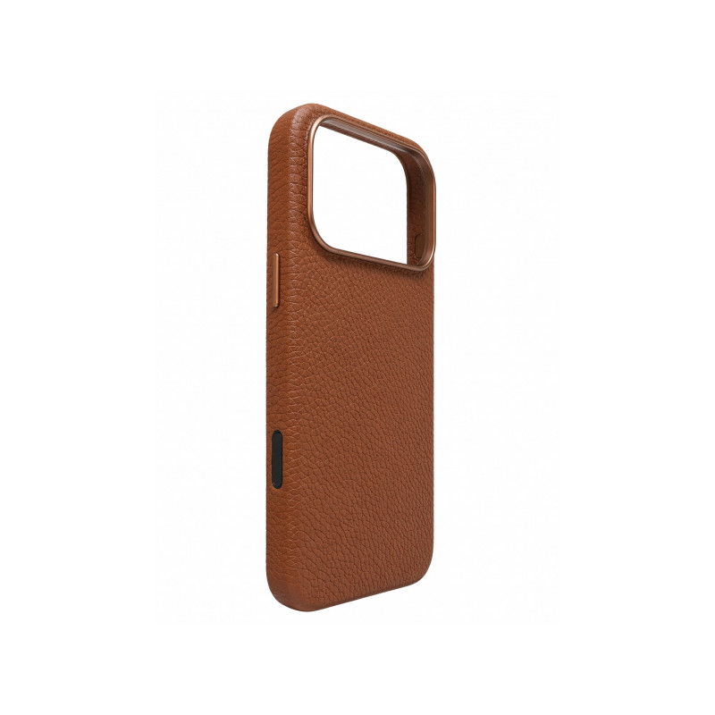 Viedtālruņa aizmugurējais vāciņš Apple iPhone 16 Pro Max Leather Brown