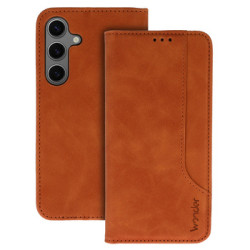 Viedtālruņa atveramais maciņš Samsung Galaxy A36 5G Wonder Fancy Brown