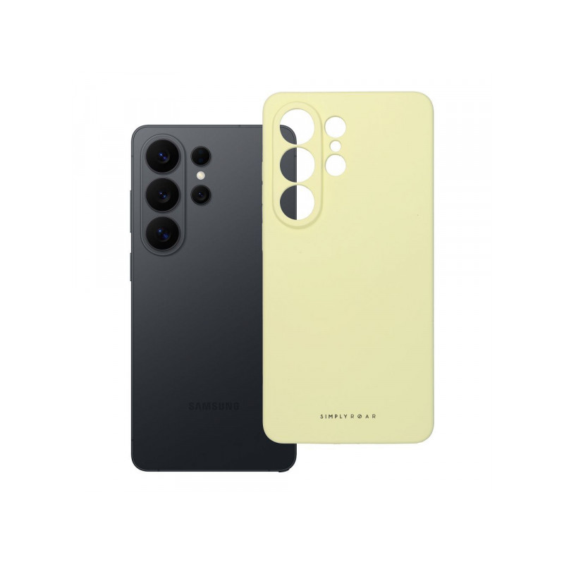 Viedtālruņa aizmugurējais vāciņš Samsung Galaxy S26 Ultra Cloud Skin Yellow