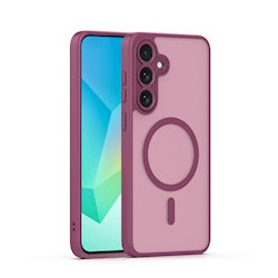 Viedtālruņa aizmugurējais vāciņš Samsung Galaxy S25 Full matte mag Burgundy