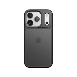 Viedtālruņa aizmugurējais vāciņš Apple iPhone 17 Pro Max Guard Touch Lens Protection Black, Transparent