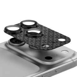Viedtālruņa kameras aizsargstikls Apple iPhone 17 Pro Armor Warrior Lens Black