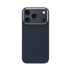 Viedtālruņa aizmugurējais vāciņš Apple iPhone 17 Pro Max Kevlar Armor Air Blue