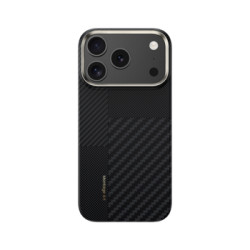Viedtālruņa aizmugurējais vāciņš Apple iPhone 17 Pro Max Kevlar Armor Air Black