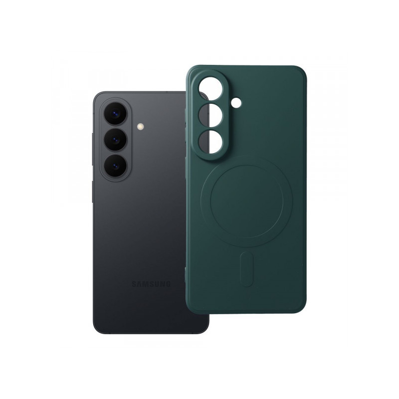Viedtālruņa aizmugurējais vāciņš Samsung Galaxy S26 Mag Cover Dark Green