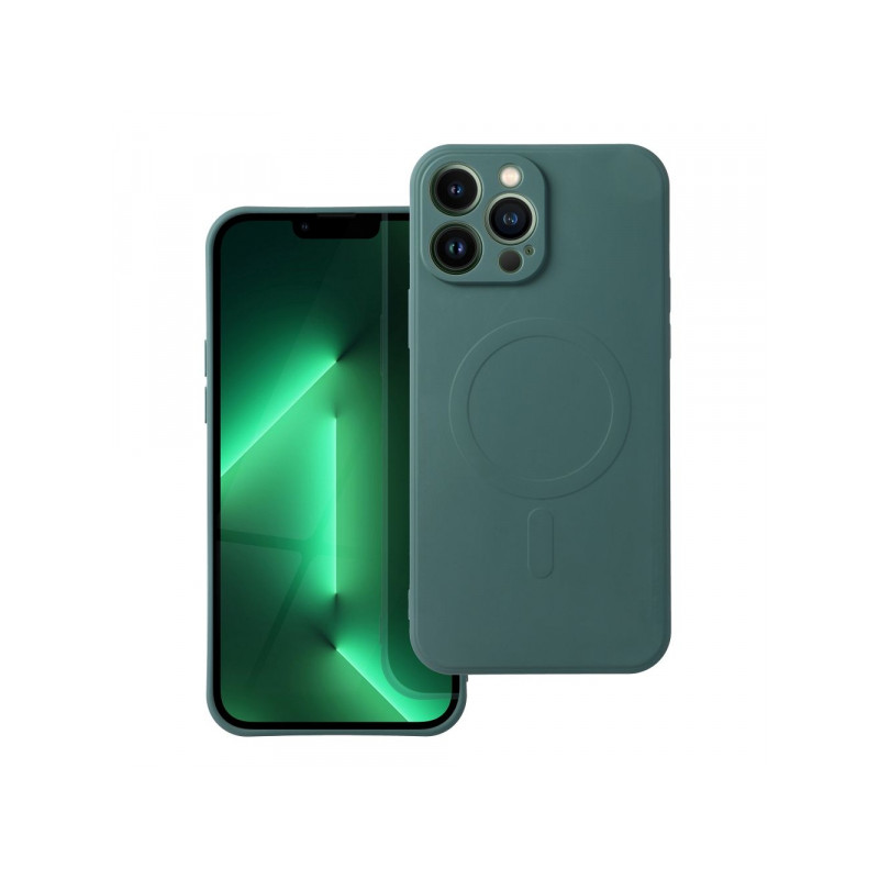 Viedtālruņa aizmugurējais vāciņš Samsung Galaxy A37 Mag Cover Green