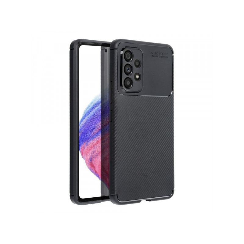 Viedtālruņa aizmugurējais vāciņš Samsung Galaxy A37 Carbon Case Black