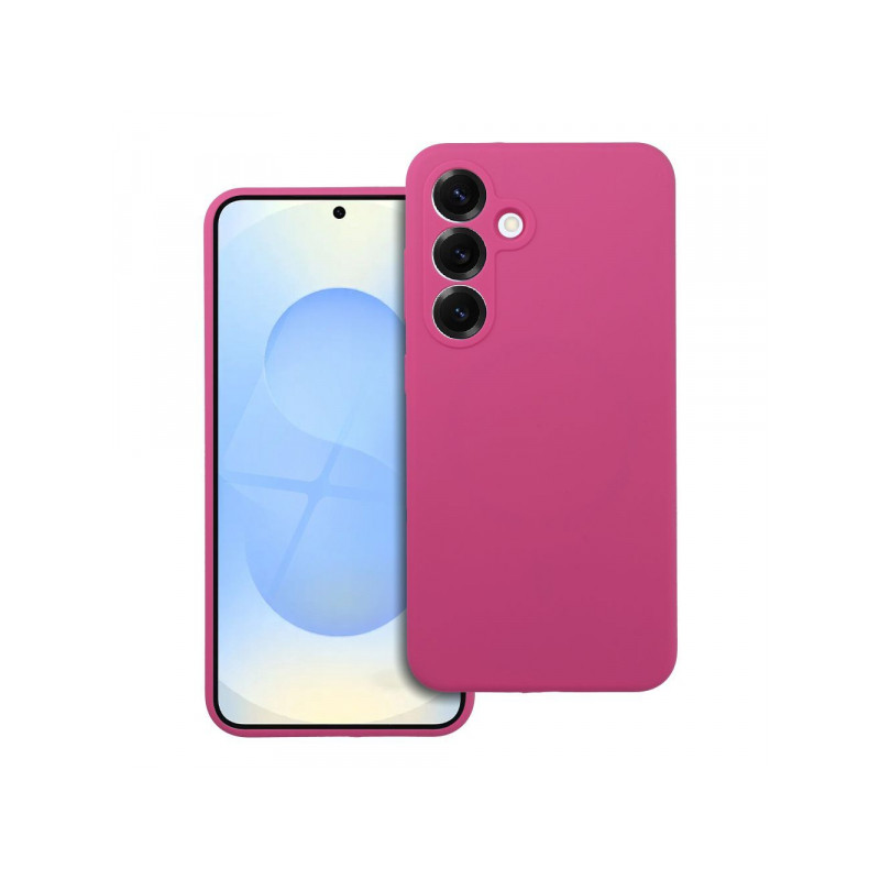 Viedtālruņa aizmugurējais vāciņš Samsung Galaxy A37 Silicon 2mm Dark Pink