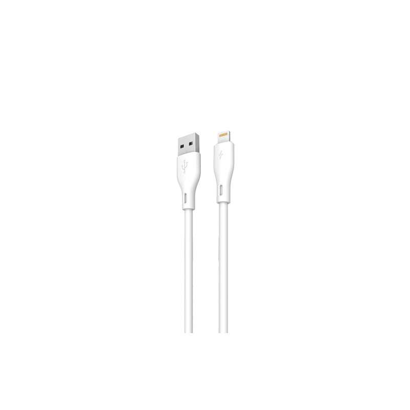 Kabelis L2L USB-A / Lightning 3A Cable 2m White
