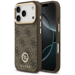 Viedtālruņa aizmugurējais vāciņš Apple iPhone 17 Pro 4G Strass Logo Mag Brown