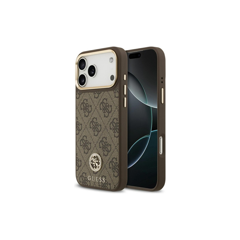 Viedtālruņa aizmugurējais vāciņš Apple iPhone 17 Pro Max 4G Strass Logo Mag Brown