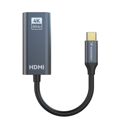Kabeļa pārveidotājs WACH-01 USB-C - HDMI 4K 60Hz Adapter Black