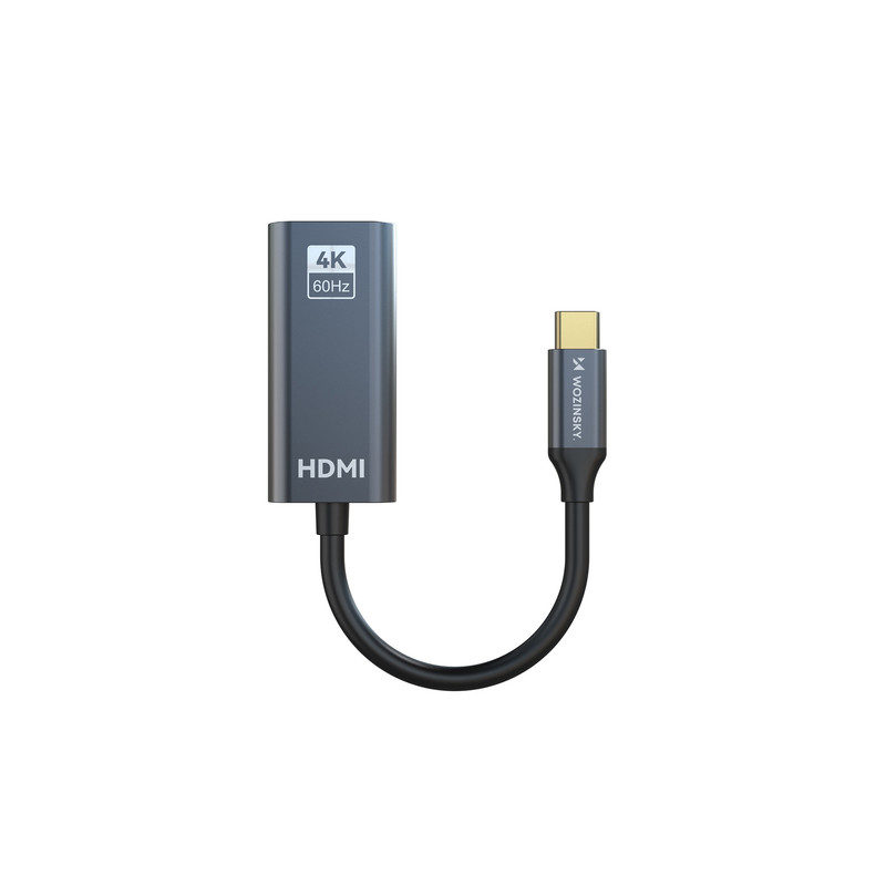 Kabeļa pārveidotājs WACH-01 USB-C - HDMI 4K 60Hz Adapter Black
