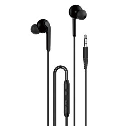Austiņas ar vadu X3+ in-ear headphones, wired, 3.5mm Black