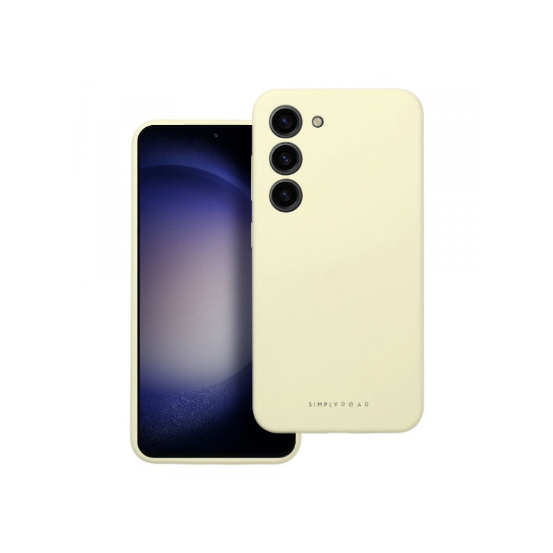 Viedtālruņa aizmugurējais vāciņš Samsung Galaxy A57 Cloud Skin Yellow