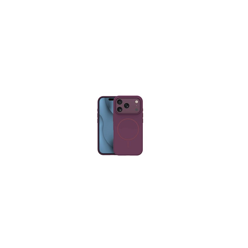 Viedtālruņa aizmugurējais vāciņš Apple iPhone 18 Pro Max Thin Mag Dark Red