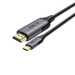 Kabelis UltraBoost USB-C / HDMI cable 60Hz 180cm Black