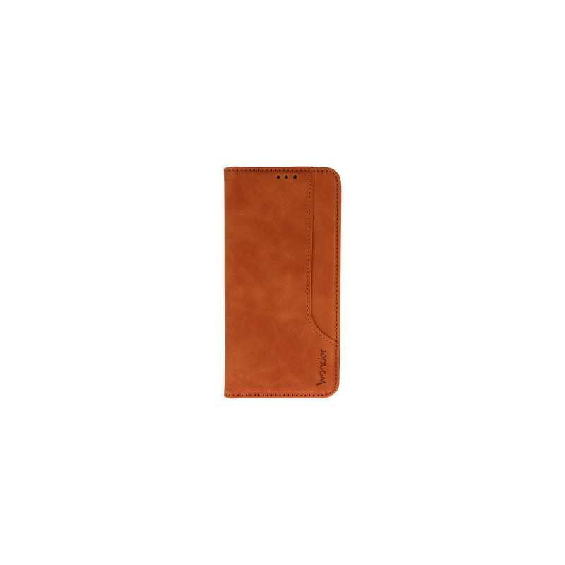 Viedtālruņa atveramais maciņš Samsung Galaxy S25 Ultra Wonder Prime Case Brown
