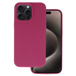 Viedtālruņa aizmugurējais vāciņš Apple iPhone 15 Pro Silicone Lite Maroon