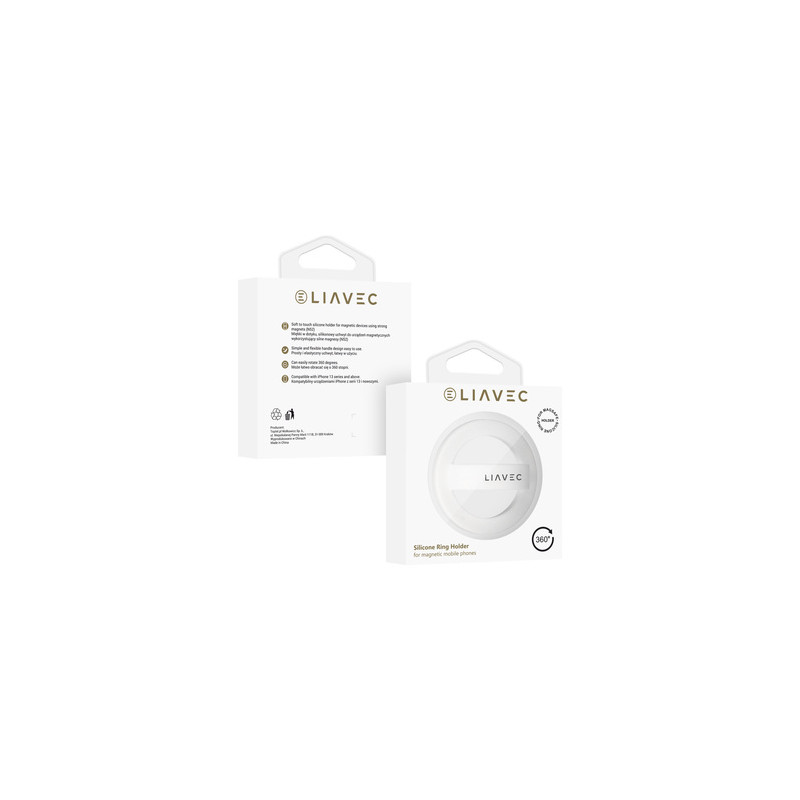 Viedtālruņa pirkstu turētājs Ring MagSafe White