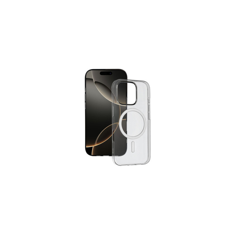 Viedtālruņa aizmugurējais vāciņš Apple iPhone 17 Pro Max Slim Mag Grey, Transparent