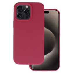 Viedtālruņa aizmugurējais vāciņš Apple iPhone 18 Pro Max Silicone Lite Maroon