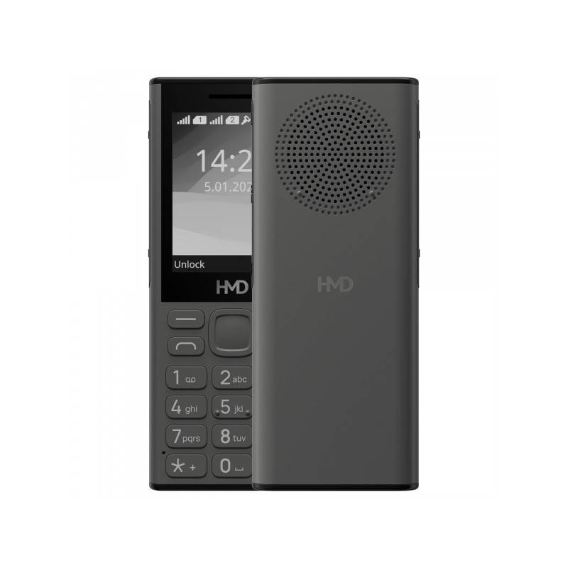 Jauns telefons HMD 130 Music DUAL Sim 130 Music DUAL Sim Black