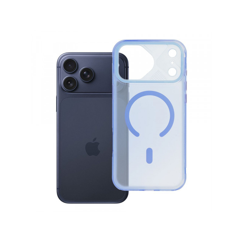 Viedtālruņa aizmugurējais vāciņš Apple iPhone 18 Pro Aurora Mag Light Blue