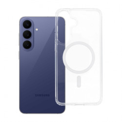 Viedtālruņa aizmugurējais vāciņš Samsung Galaxy S26 FE Clear Hybrid Premium Mag Transparent