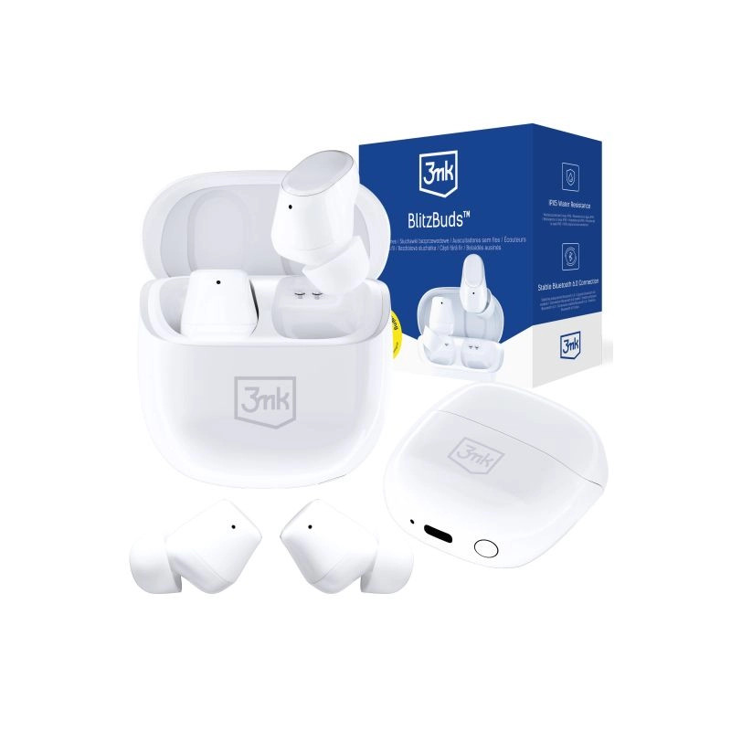 Bezvadu austiņas BlitzBuds White