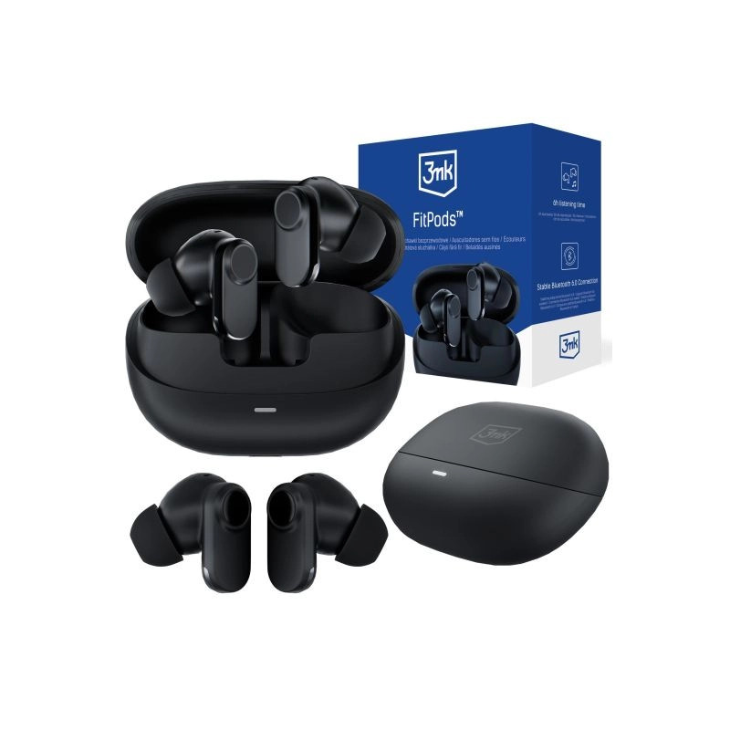 Bezvadu austiņas FitPods Black