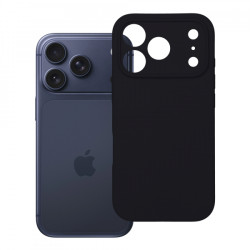 Viedtālruņa aizmugurējais vāciņš Apple iPhone 18 Pro Silicon 2mm Black