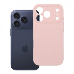 Viedtālruņa aizmugurējais vāciņš Apple iPhone 18 Pro Silicon 2mm Pink